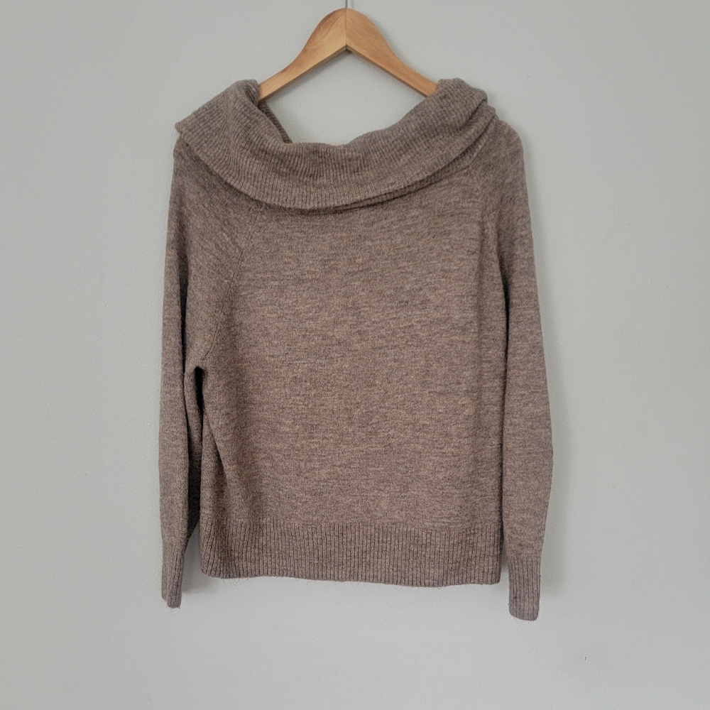 H&M Cozy Brown Cowl Neck Sweater - Picture 4 of 4